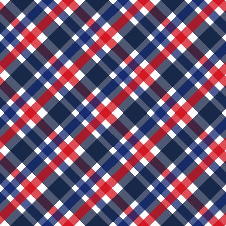 Abstract vector geometric seamless pattern. Vertical and horizontal crossed stripes. Plaid....