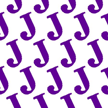 Cute dotted Alphabet seamless pattern. Vector illustration. Element for design. Kids alphabet.のイラスト素材