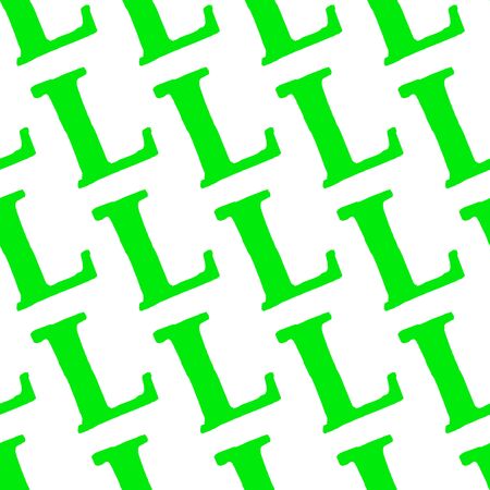 Cute dotted Alphabet seamless pattern. Vector illustration. Element for design. Kids alphabet.のイラスト素材