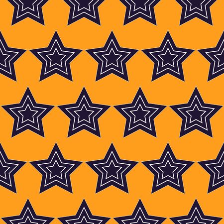 Seamless pattern with red stars. Monochrome Backgroundのイラスト素材