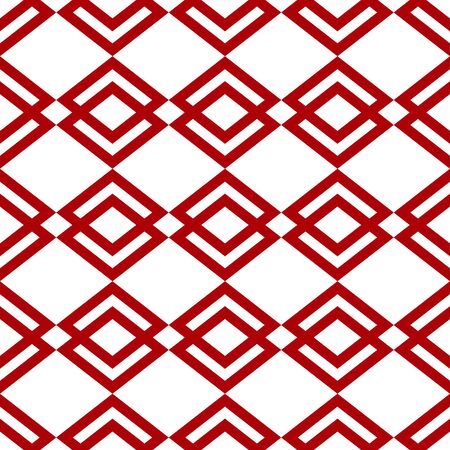 Abstract vector geometric seamless pattern. Vertical and horizontal crossed stripes. Plaid. Monochrome background. Wrapping paper. Print for interior design and fabric. Kids background.のイラスト素材