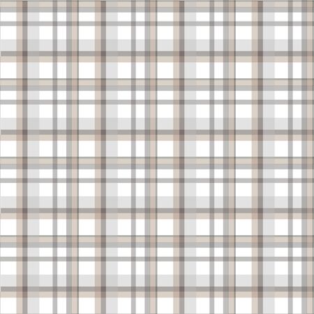 Abstract vector geometric seamless pattern. Vertical and horizontal crossed stripes. Plaid. Monochrome background. Wrapping paper. Print for interior design and fabric. Kids background.のイラスト素材