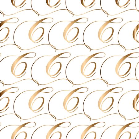 Seamless golden vintage background. Vector background for textile design. Wallpaper, background, web design.のイラスト素材