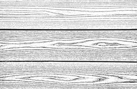 Distressed overlay wooden plank texture, grunge background. abstract halftone vector illustrationのイラスト素材