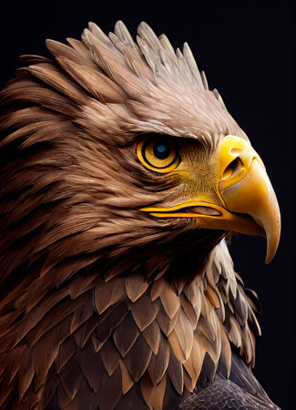 The head of the eagle. Condor. Illustration for books, cartoons and printing products. My collection of animals.の写真素材