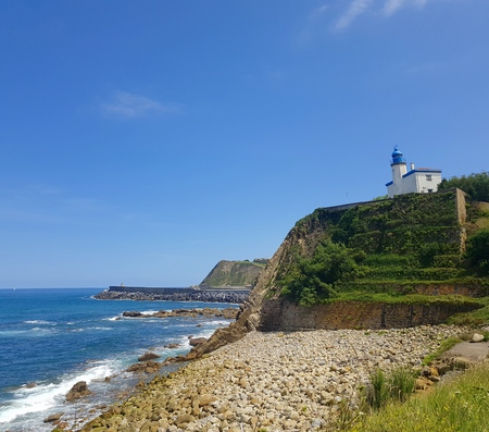 Lighthouse on a hill