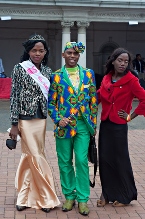 DURBAN, SOUTH AFRICA - JULY 23, 2016: Gay Pride celebration and parade at North Beachのeditorial素材