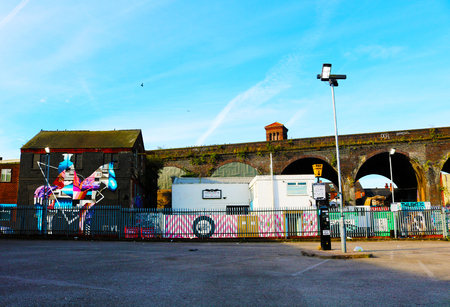 Birmingham bridge digbethのeditorial素材