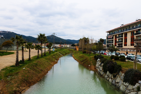 River in spain pin in de marの写真素材