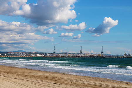 pin de mar beachの写真素材