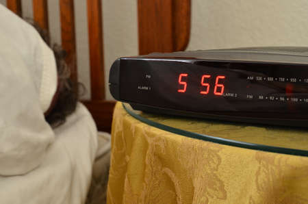 Early Morning wake up with alarm clock