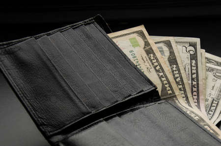 Money in Walletの写真素材