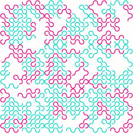 Geometric pattern with colored elements, vector abstract backgroundのイラスト素材