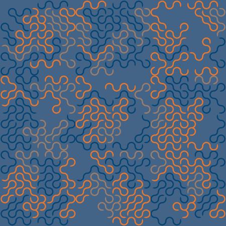 Geometric pattern with colored elements, vector abstract background