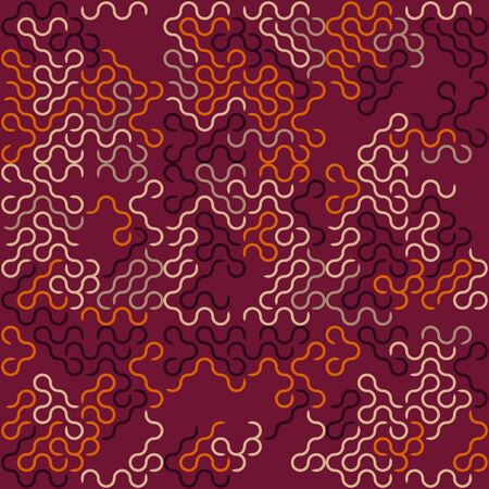 Geometric pattern with colored elements