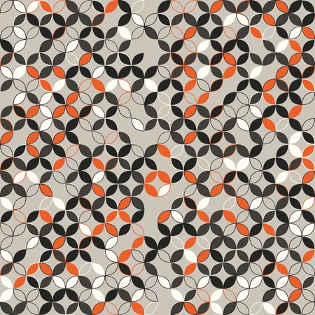 Geometric pattern with colored elements, vector abstract background