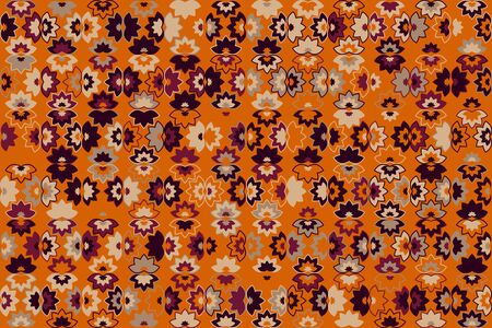 Geometric pattern with colored elements, vector abstract backgroundのイラスト素材