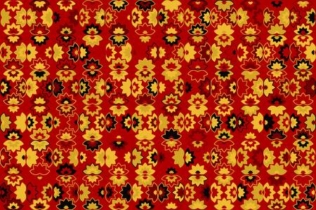 Geometric pattern with colored elements, vector abstract background