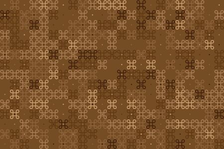 Geometric pattern with colored elements, vector abstract background