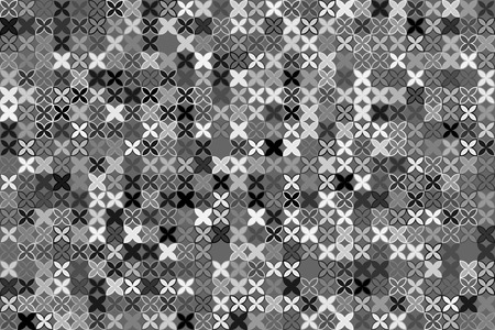 Geometric pattern with colored elements, vector abstract backgroundのイラスト素材