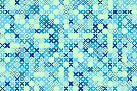 Geometric pattern with colored elements, vector abstract backgroundのイラスト素材