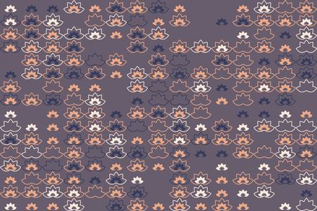 Geometric pattern with colored elements, vector abstract background