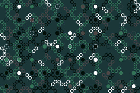 Geometric pattern with colored elements, vector abstract background