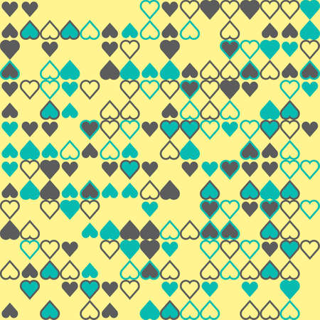 Geometric pattern with colored elements, vector abstract backgroundのイラスト素材