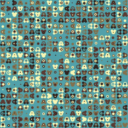 Geometric pattern with colored elements, vector abstract backgroundのイラスト素材