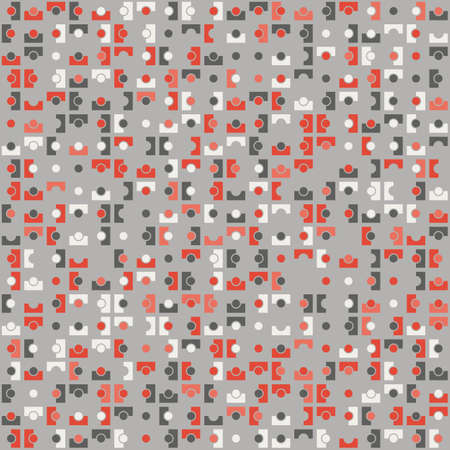 Geometric pattern with colored elements, vector abstract backgroundのイラスト素材