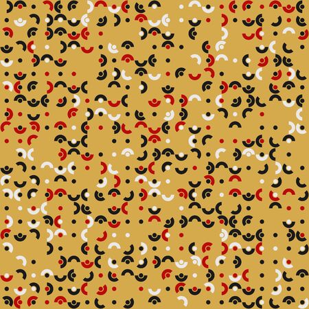 Geometric pattern with colored elements, vector abstract backgroundのイラスト素材