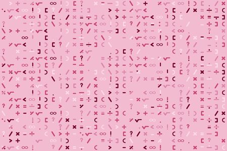 Geometric pattern with colored elements, vector abstract background