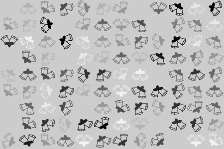 Christmas pattern with beautiful colored elementsのイラスト素材