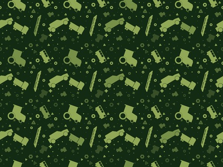 Christmas pattern with beautiful colored elementsのイラスト素材