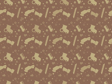 Christmas pattern with beautiful colored elementsのイラスト素材