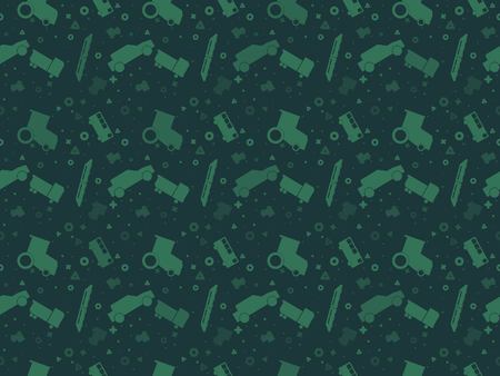 Christmas pattern with beautiful colored elementsのイラスト素材