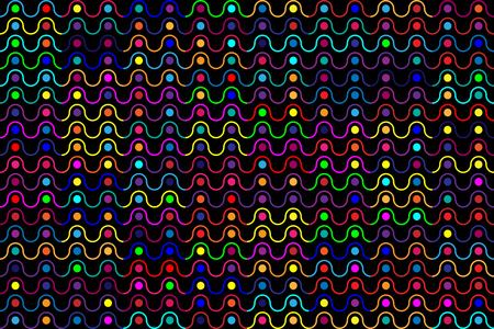 Abstract gemetric pattern with colored elementsのイラスト素材