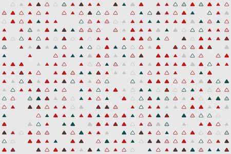 Abstract gemetric pattern with colored elements