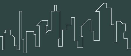 City landscape background vector illustrationのイラスト素材