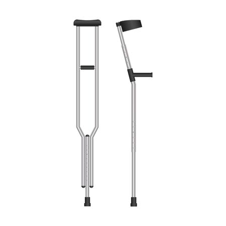 Set of mobility aids isolated on white backgroundのイラスト素材