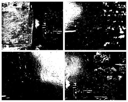 Grunge Textures Vector Pack. Grit Texture, Rough Texture, Vintage Texture. Distressed effect. Distress texture.のイラスト素材