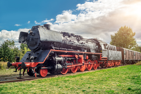 Steamlock on a sidingの写真素材