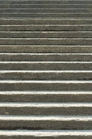 Steps forming stairway rising up with perspectiveの写真素材