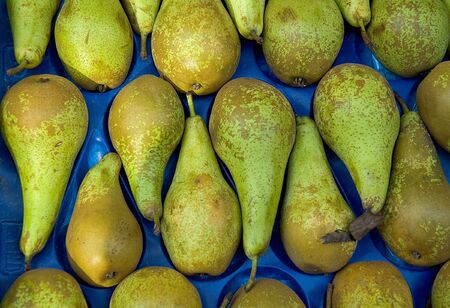 Fresh Organic Pears in Market
