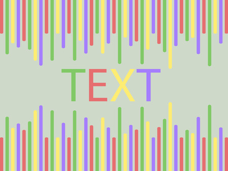 Stylistic Background Text Logoのイラスト素材