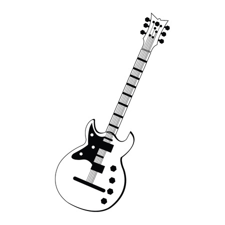 Guitar icon vectorのイラスト素材