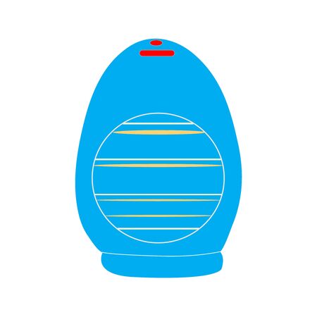 dark blue electric desk or room fanのイラスト素材