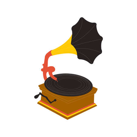 classic megaphone vector on clean white backdropのイラスト素材