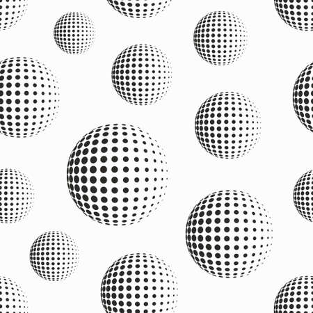 Abstract geometric from the spheres.のイラスト素材