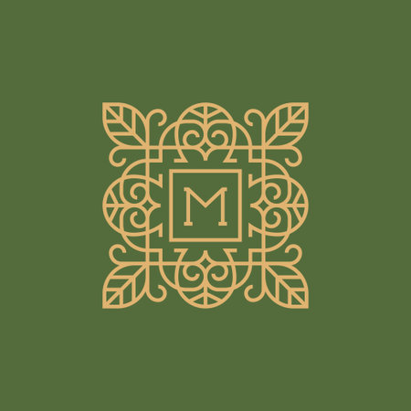 Abstract sign. Graphic vector symbol from lines.のイラスト素材